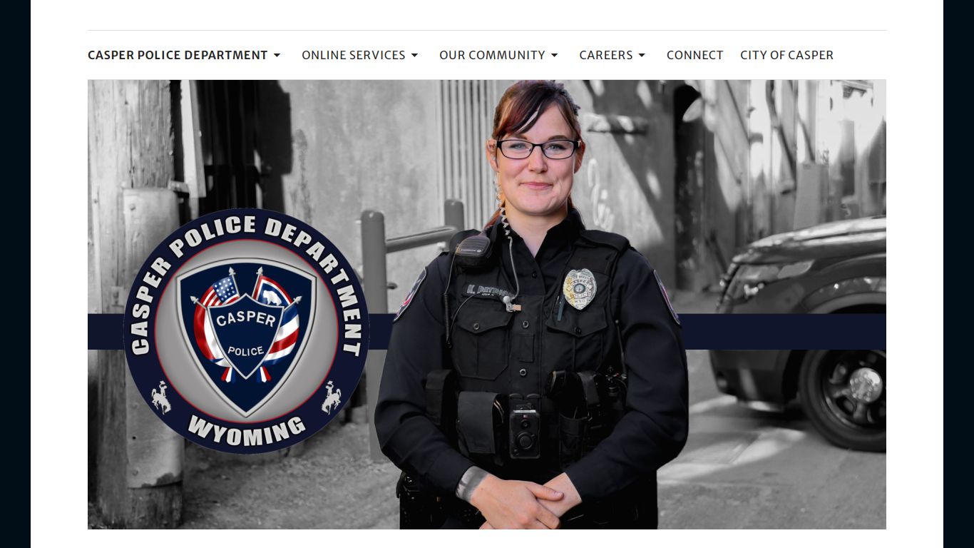 Proud to protect and serve the City of Casper, Wyoming